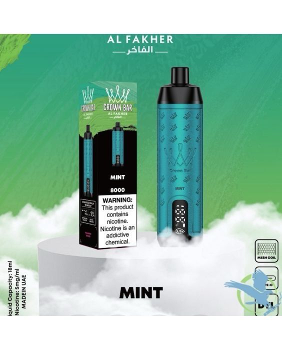 BOX Al Fakher Crown Bar Mint - 8000