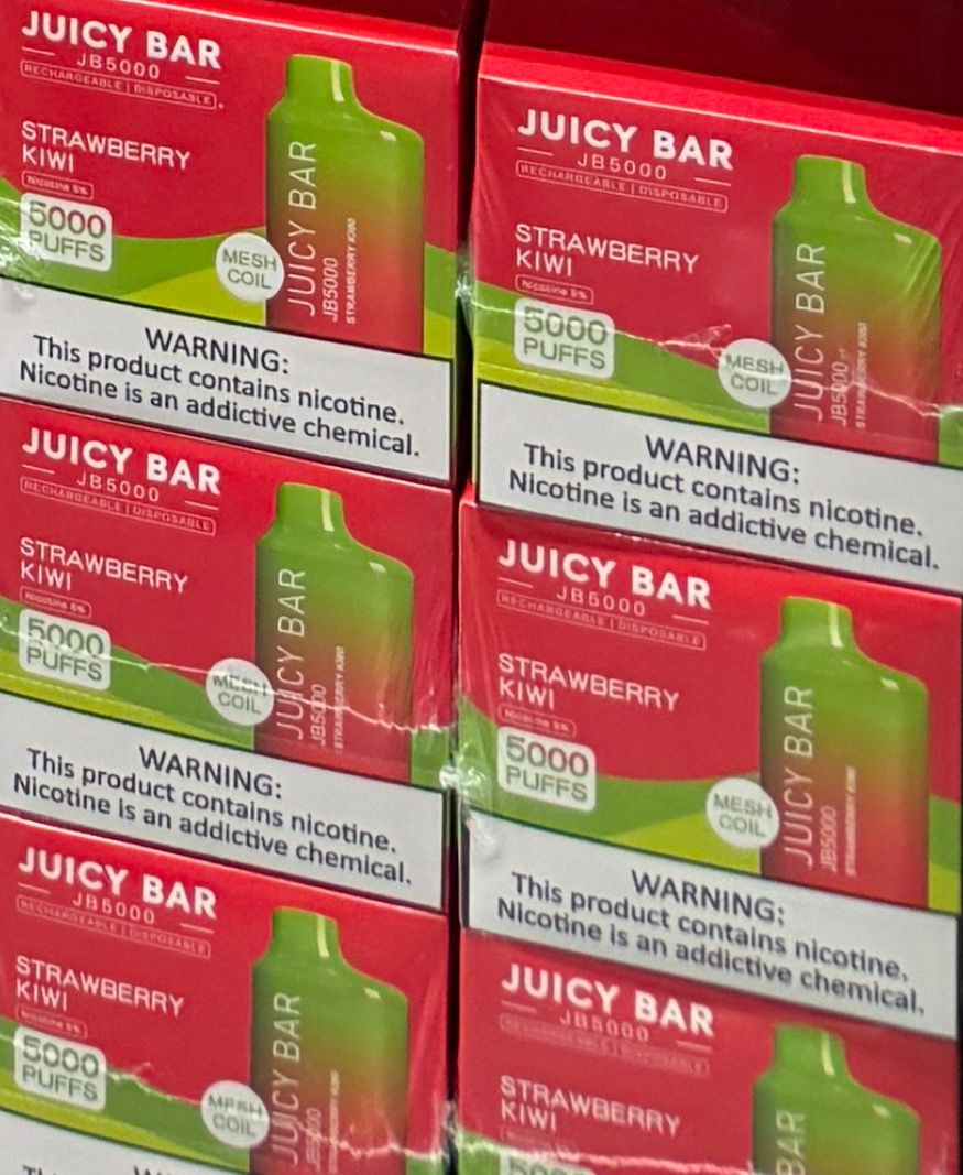 Box Juicy Bar Strawberry Kiwi - JB5000