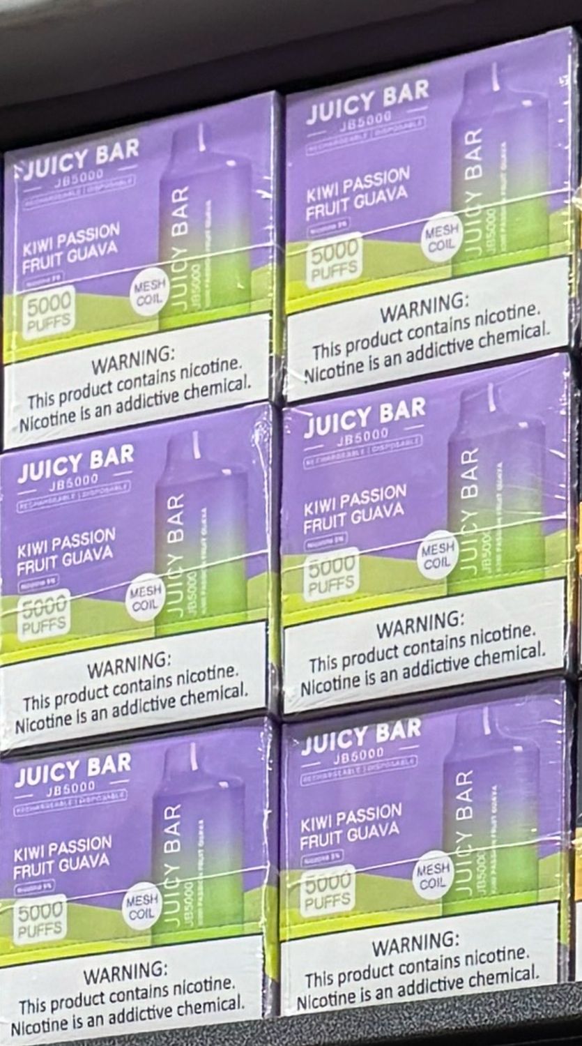 BOX Juicy Bar Kiwi Passion Fruit Guava - JB5000