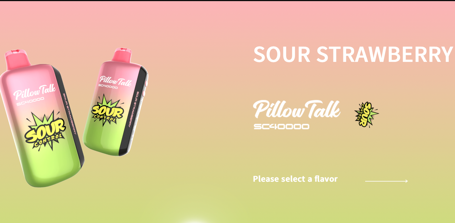 Pillow Talk Sour Strawberry - 40,000 Puffs