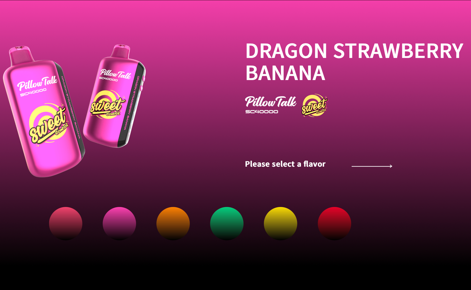 Pillow Talk Dragon Strawberry Banana - 40,000 Puffs