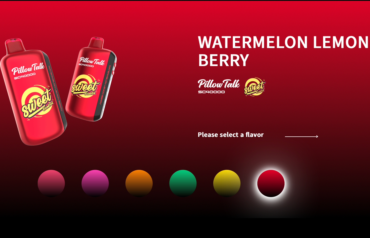 Pillow Talk Watermelon Lemon Berry - 40,000 Puffs