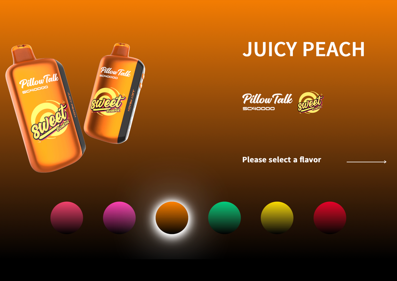 Pillow Talk Juicy Peach - 40,000 Puffs