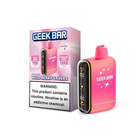 BOX Geek Bar Pulse Wild Berry Savers - 15K Puffs