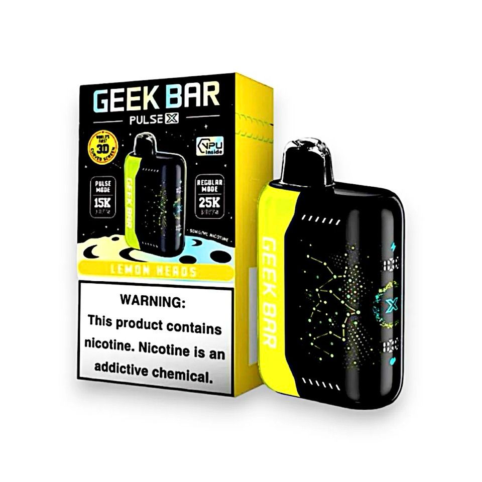 BOX Geek Bar Pulse Lemon Heads - 25K Puffs