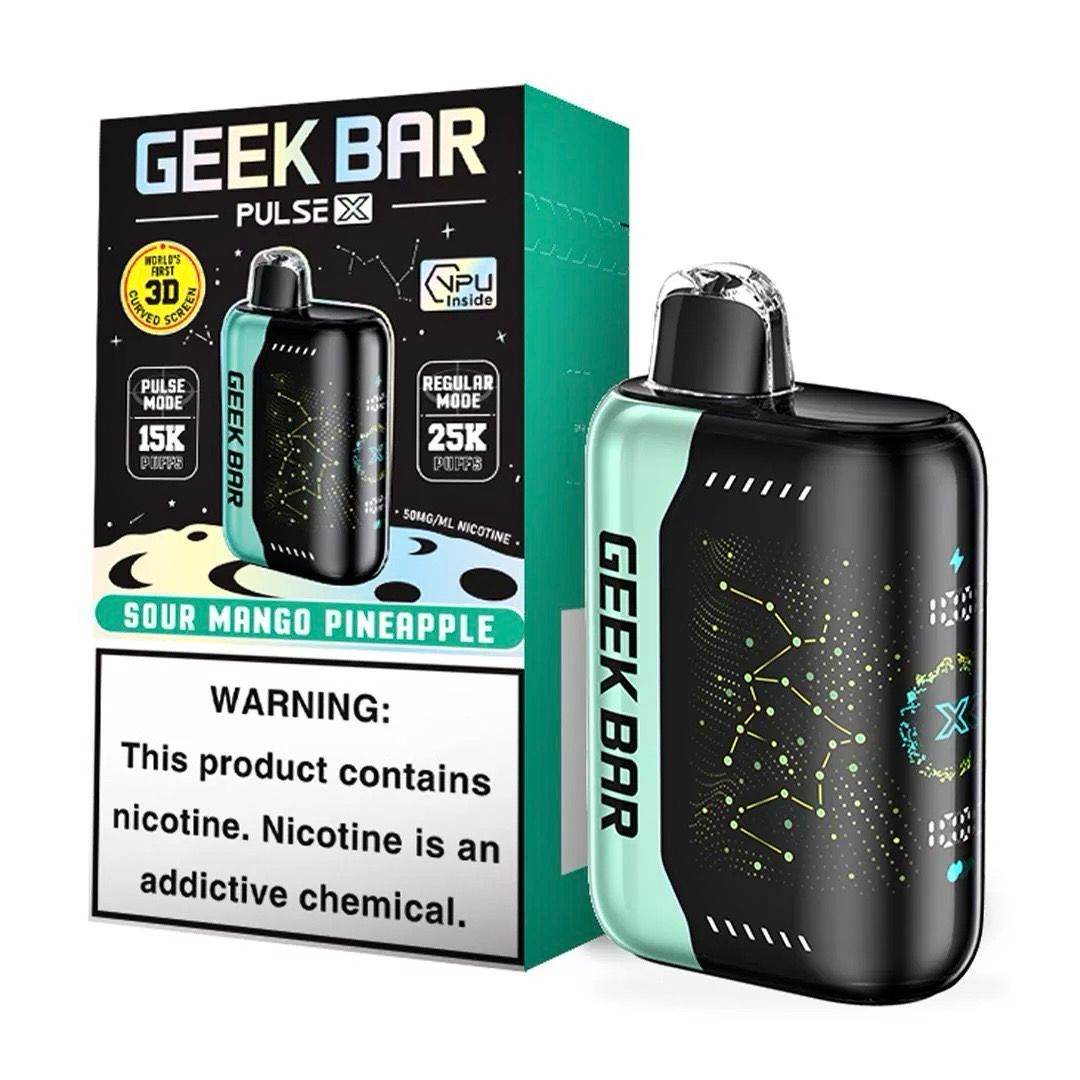BOX Geek Bar Pulse Sour Mango Pineapple - 25K Puffs
