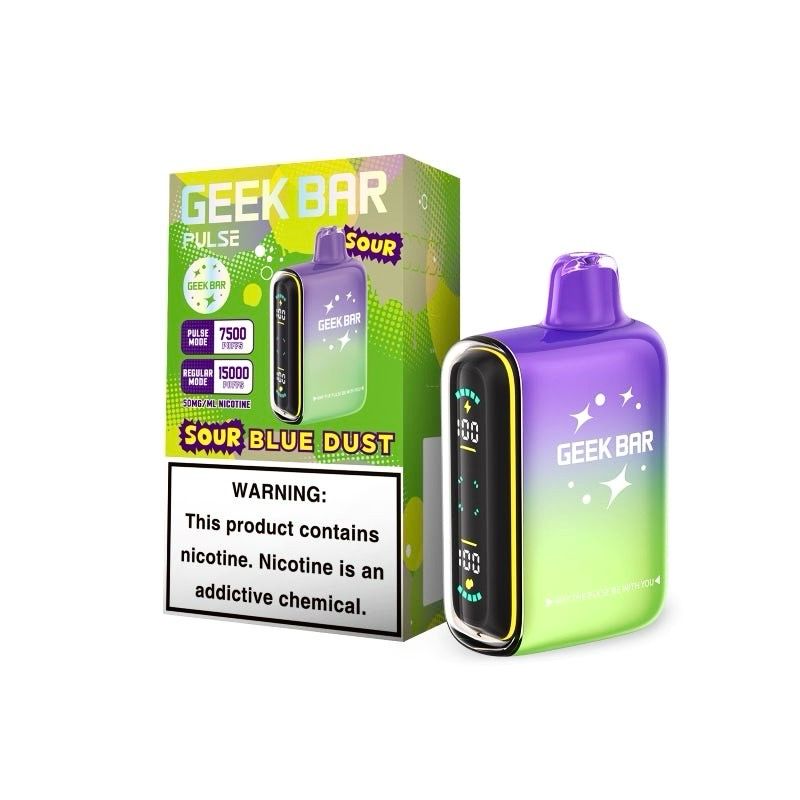 BOX Geek Bar Pulse Sour Blue Dust - 15K Puffs