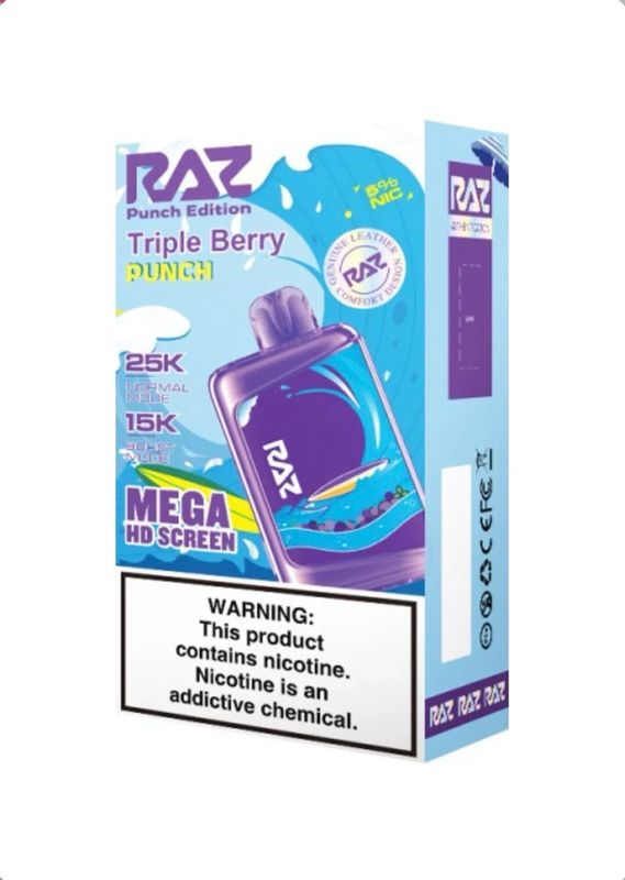 BOX Raz Bar LTX Triple Berry Punch - 25K Puffs
