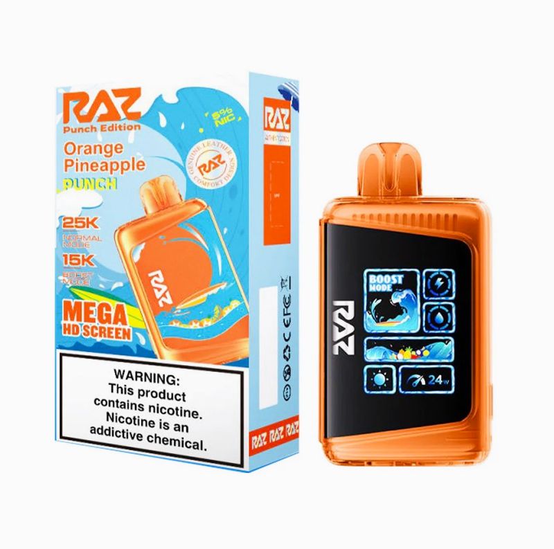 BOX Raz Bar LTX Orange Pineapple Punch - 25K Puffs