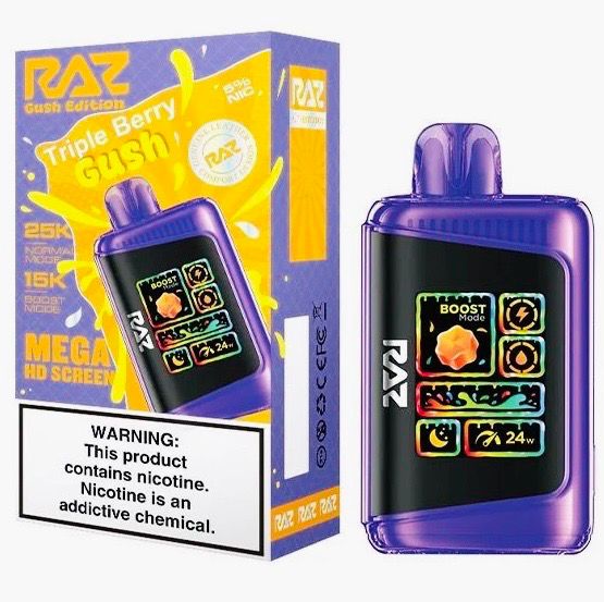 BOX Raz Bar LTX Triple Gush Berry - 25K Puffs