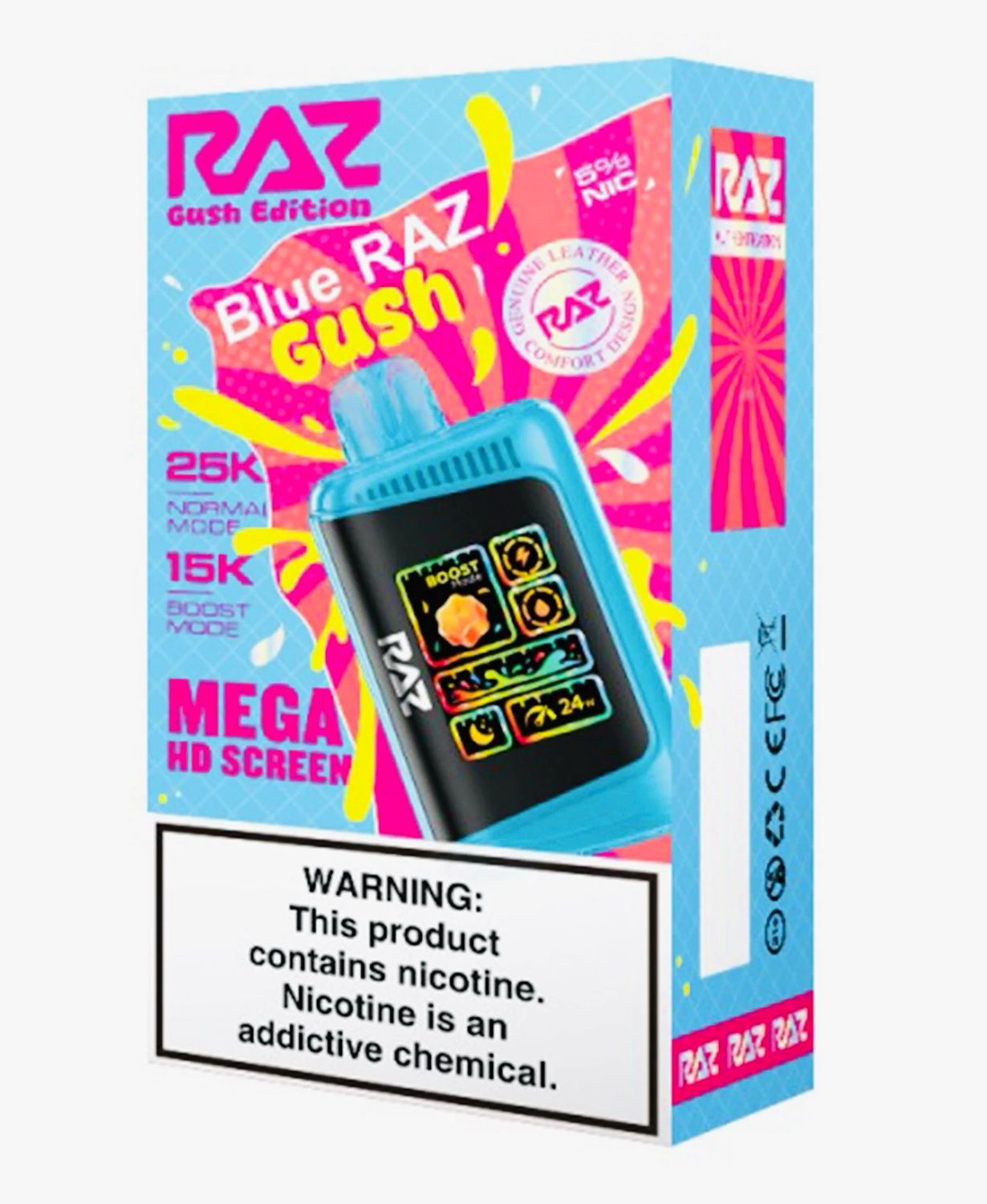 BOX Raz Bar LTX Blue Raz Gush - 25K Puffs