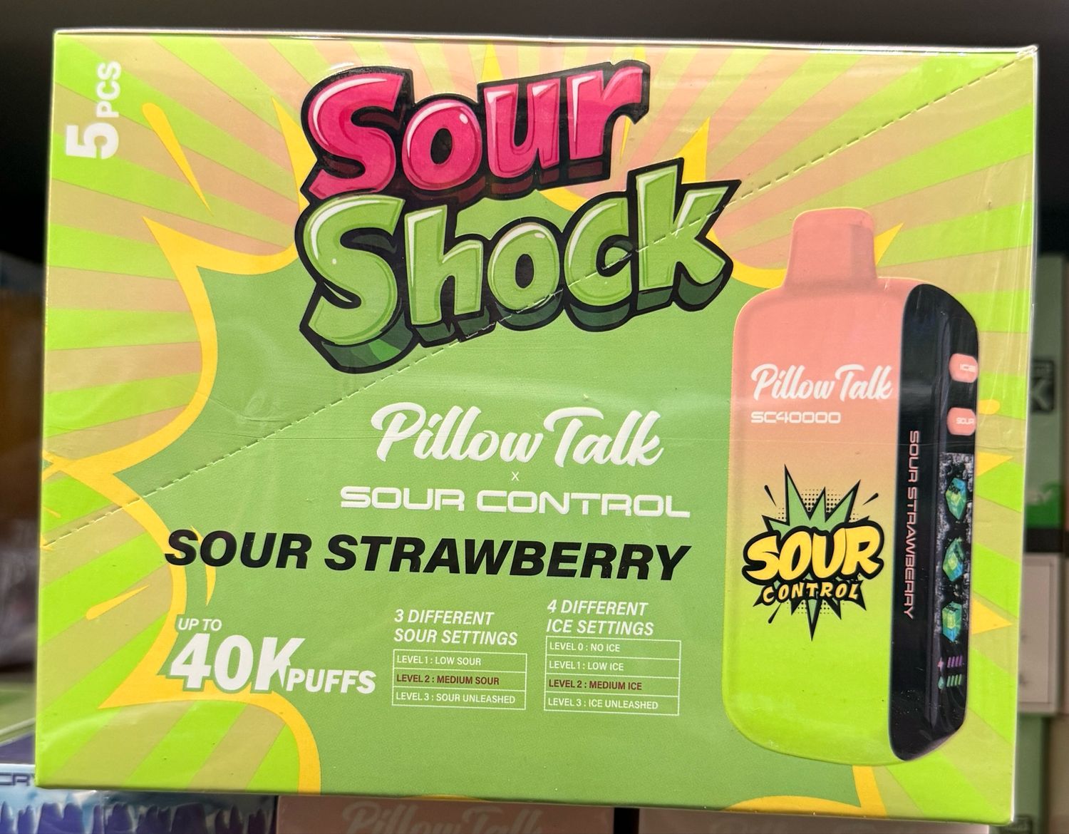 BOX PillowTalk Sour Strawberry Dragon - 40K Puffs