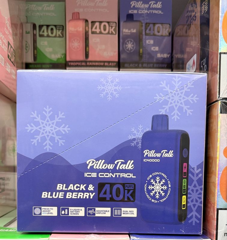 BOX PillowTalk Black &amp; Blue Berry - 40K Puffs
