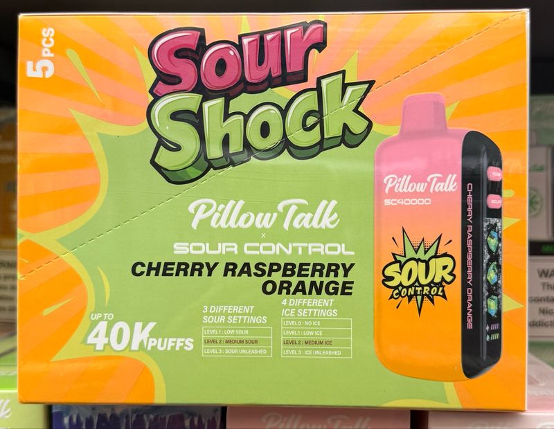BOX PillowTalk Cherry Raspberry Orange - 40K Puffs