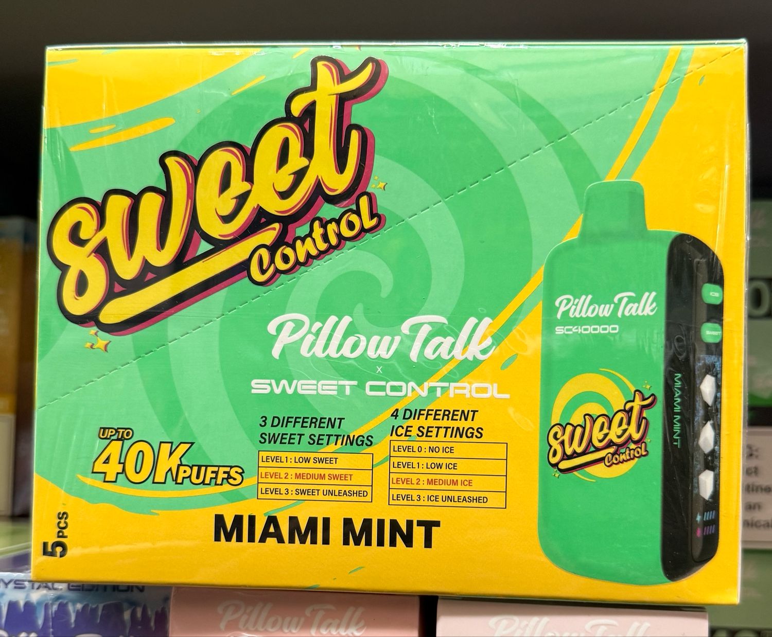 BOX PillowTalk Sweet Miami Mint - 40K Puffs