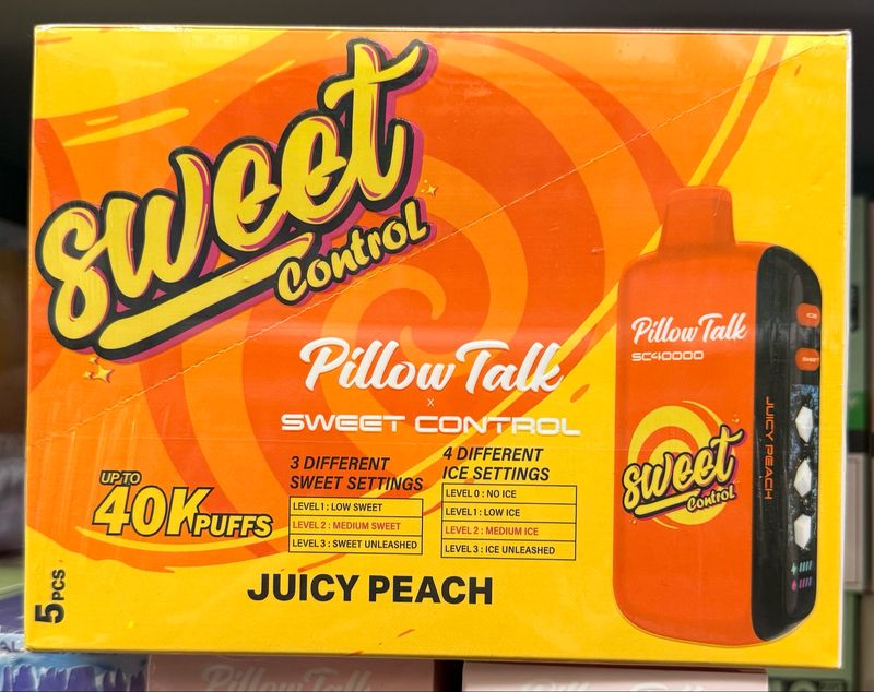 BOX PillowTalk Juicy Peach - 40K Puffs