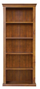 OHIO 7 x 3 BOOKCASE WITH FLUTED TRIMS