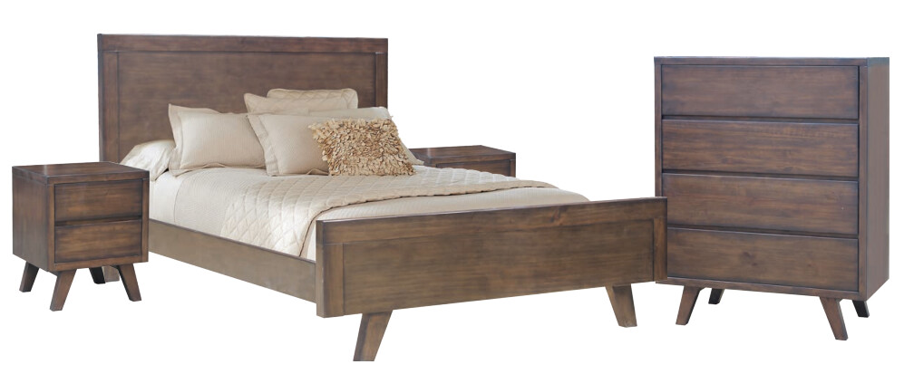 DAKOTA 2 DRAWER BEDSIDE TABLE