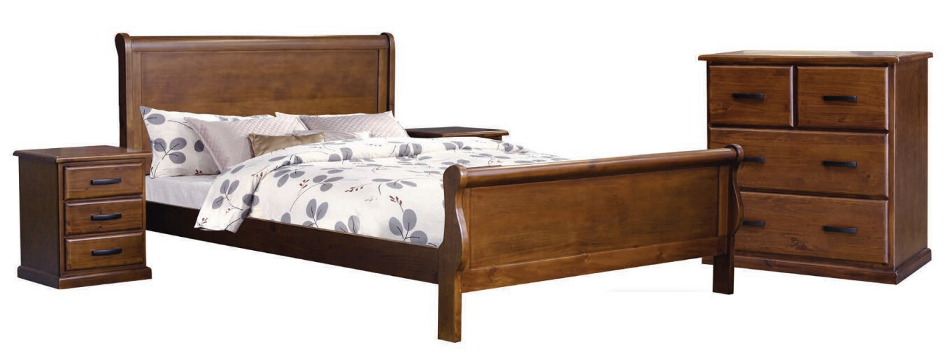 SLEIGH KING SINGLE BED
