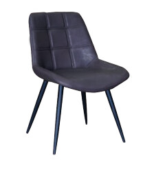 ZARA DINING CHAIR (GREY PU LEATHER)