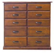 EDWARD 10 DRAWER TALLBOY