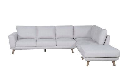 NEWTOWN LOUNGE SUITE WITH CHAISE & OTTOMAN (BEIGE)