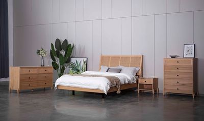 RATTAN KING BED