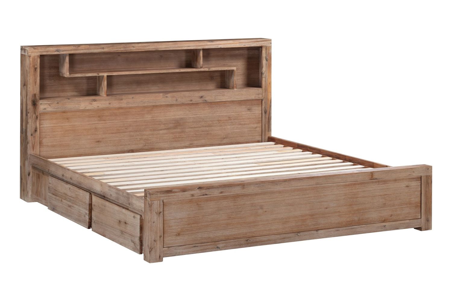 THE BLOCK QUEEN BED BUTTERSCOTCH
