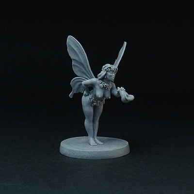 Fairy Miniature for D&D, Dungeons and Dragons or any tabletop role playing game.