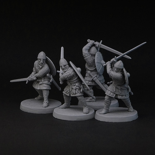 28mm Norman Knights miniatures by Brother Vinni