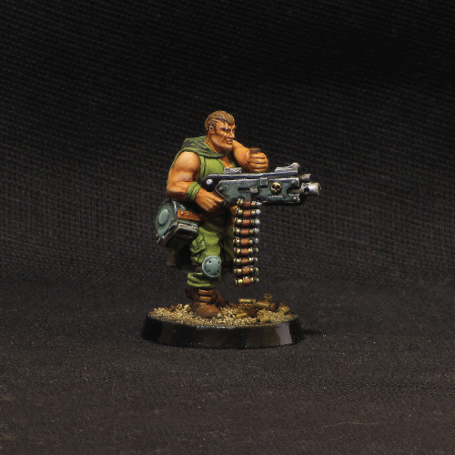 Chaingunner (Soldier, Military miniature) by Brother Vinni