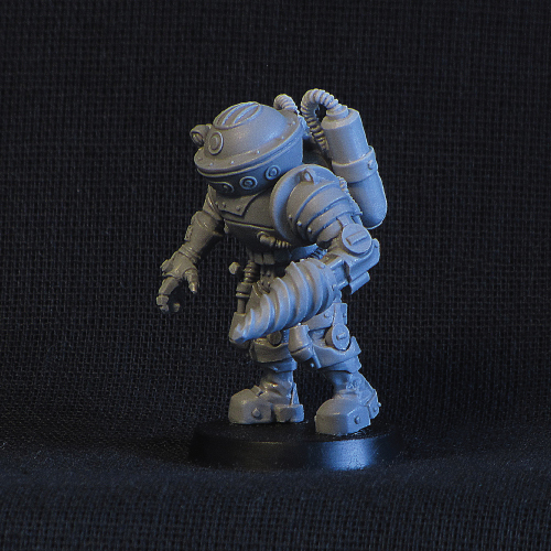 Heavy Diver Sci-Fi Board Game miniature of resin. Brother Vinni's webstore