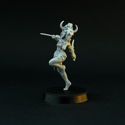Ritual Dancer (Stone Age miniature, 28 mm resin)