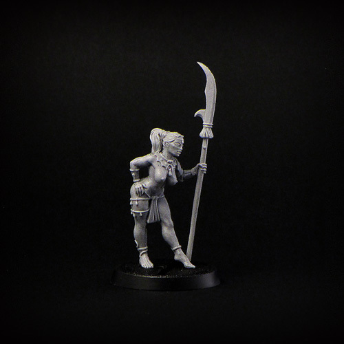 Female Elf Rogue miniature 28mm for D&D - Brother Vinni