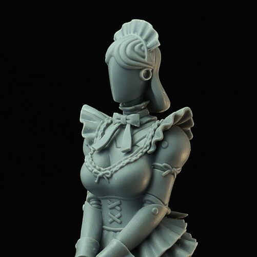 Robot Waitress, 90mm figurine