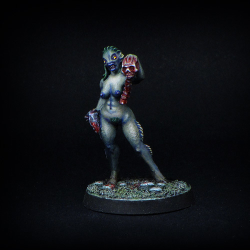 Female Deep Ones miniature (Fish Woman) by Brother Vinni