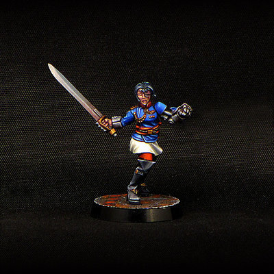 Female Fleet Officer Miniature - 28mm wargame, RPG