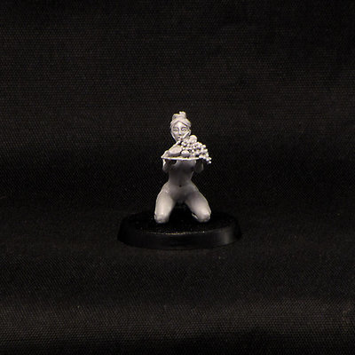 Slave Girl Servant (waitress) - 28 mm resin fantasy miniature by Brother Vinni.
