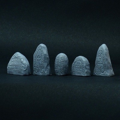 Rune Stones miniature - Viking terrain for SAGA