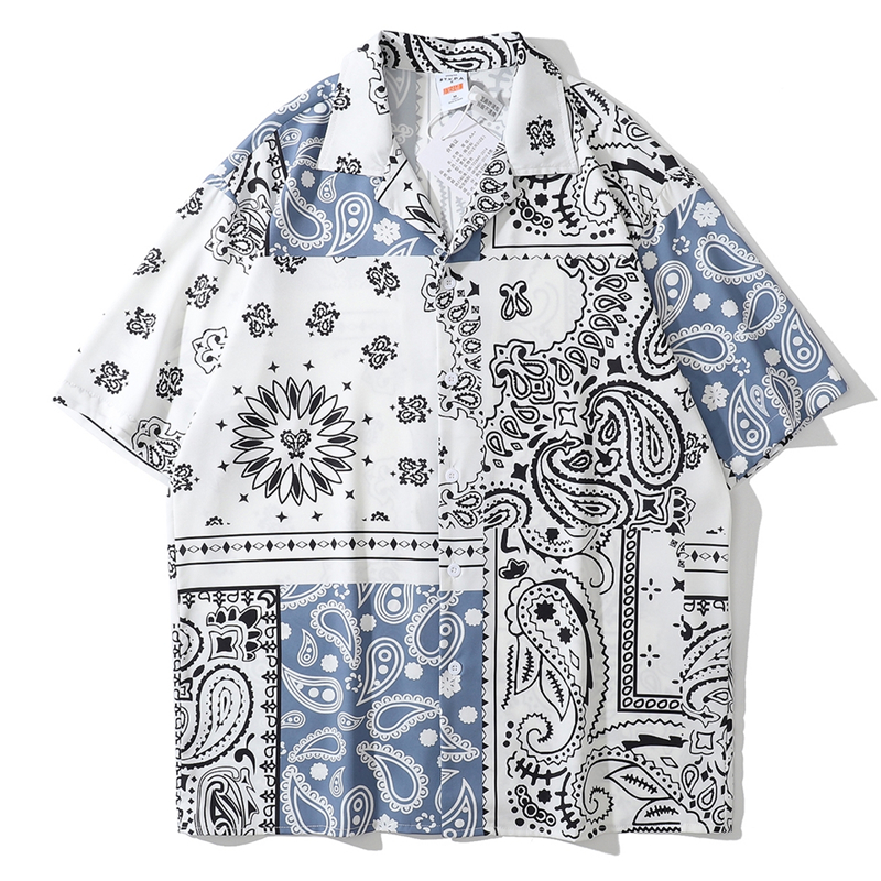 Cashew Short Sleeve Button Up