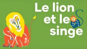 Le lion et le Singe -Franck Sylvestre