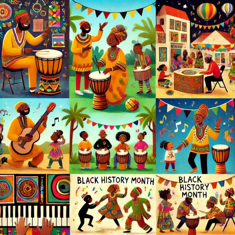 BLACK MONTH HISTORY ANIMATIONS