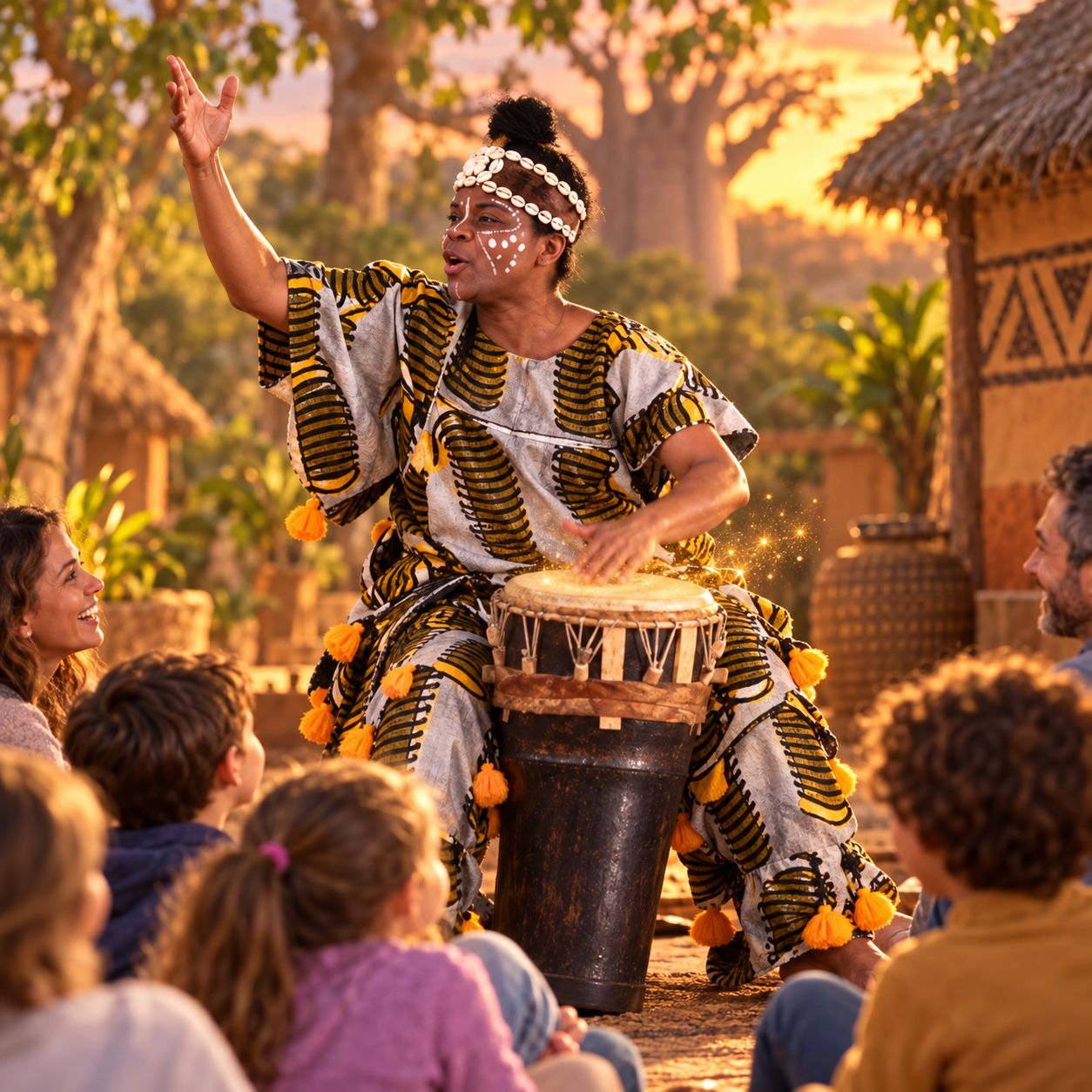 KOFI et le Tam-Tam Magique – Une Aventure Interactive au Cœur de l’Afrique ! 🌍🎶