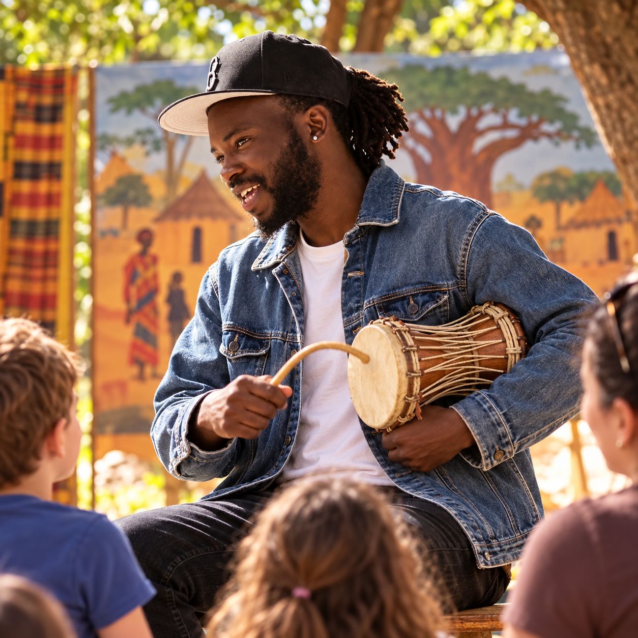 Baba et le tam-tam parlant : voyage musical et conté
