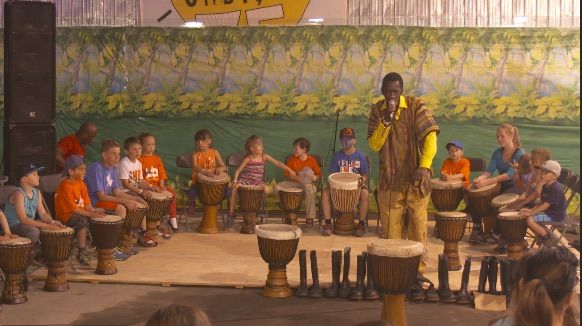 Percussion with Oumar N'Diaye