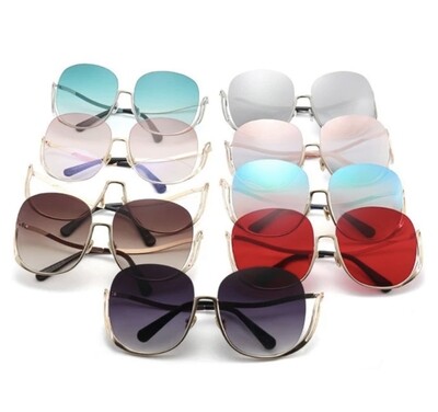 Rimless Gradient Sunglasses for Women​​