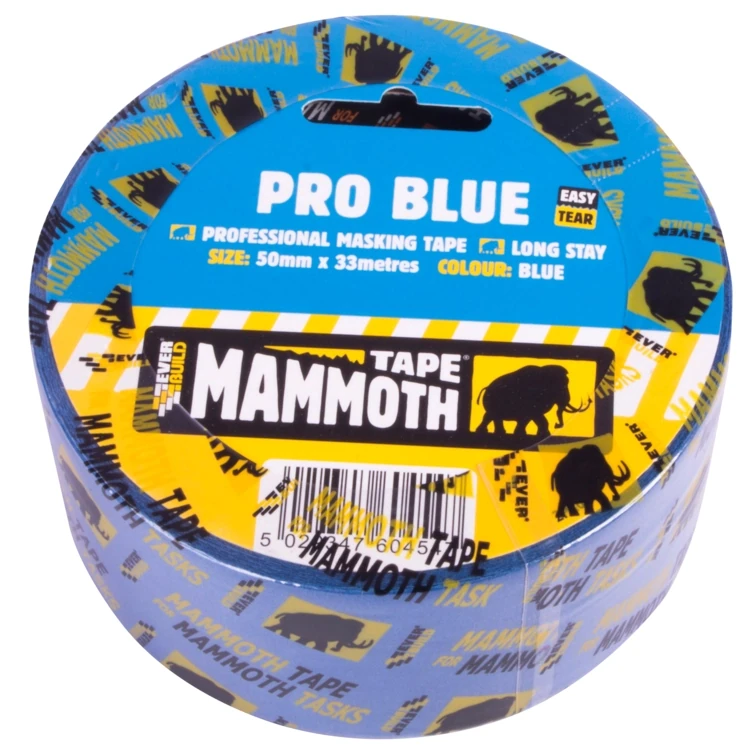 EVERBUILD PRO BLUE MASKING TAPE 50MM X 33M