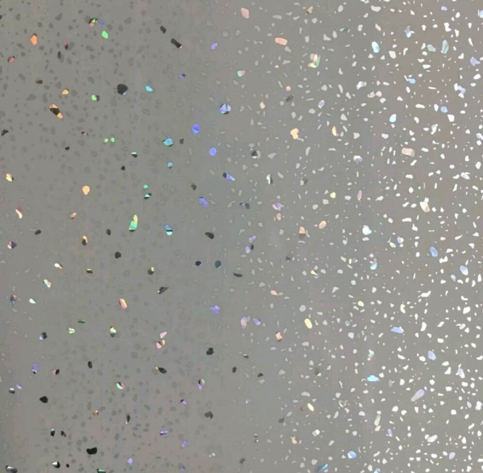 GREY SPARKLY  (250MM gloss pack of 5)