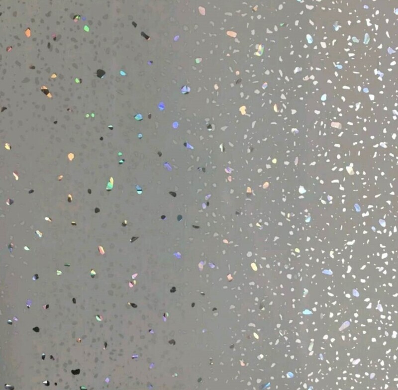 GREY SPARKLY  (250MM gloss pack of 5)