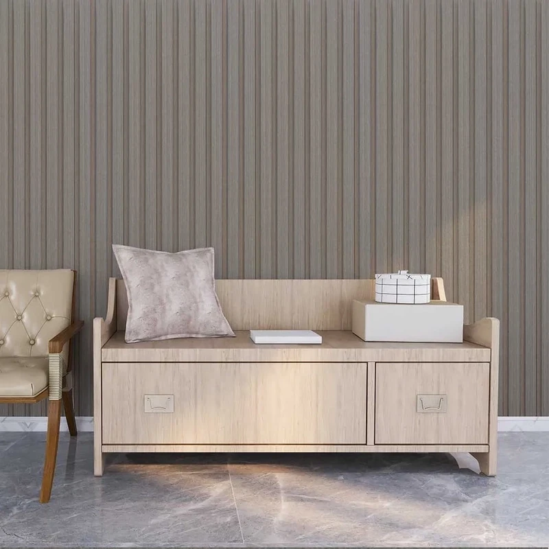 Thermo-slat ASH GREY PVC SLAT PANEL